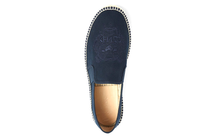 (W) Kenzo Tiger Stretch Canvas Slip-On 'Navy Blue' 圖 4