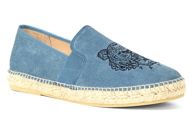 (W) Kenzo Tiger Stretch Suede Espadrilles 'Glacier Blue' 圖 3