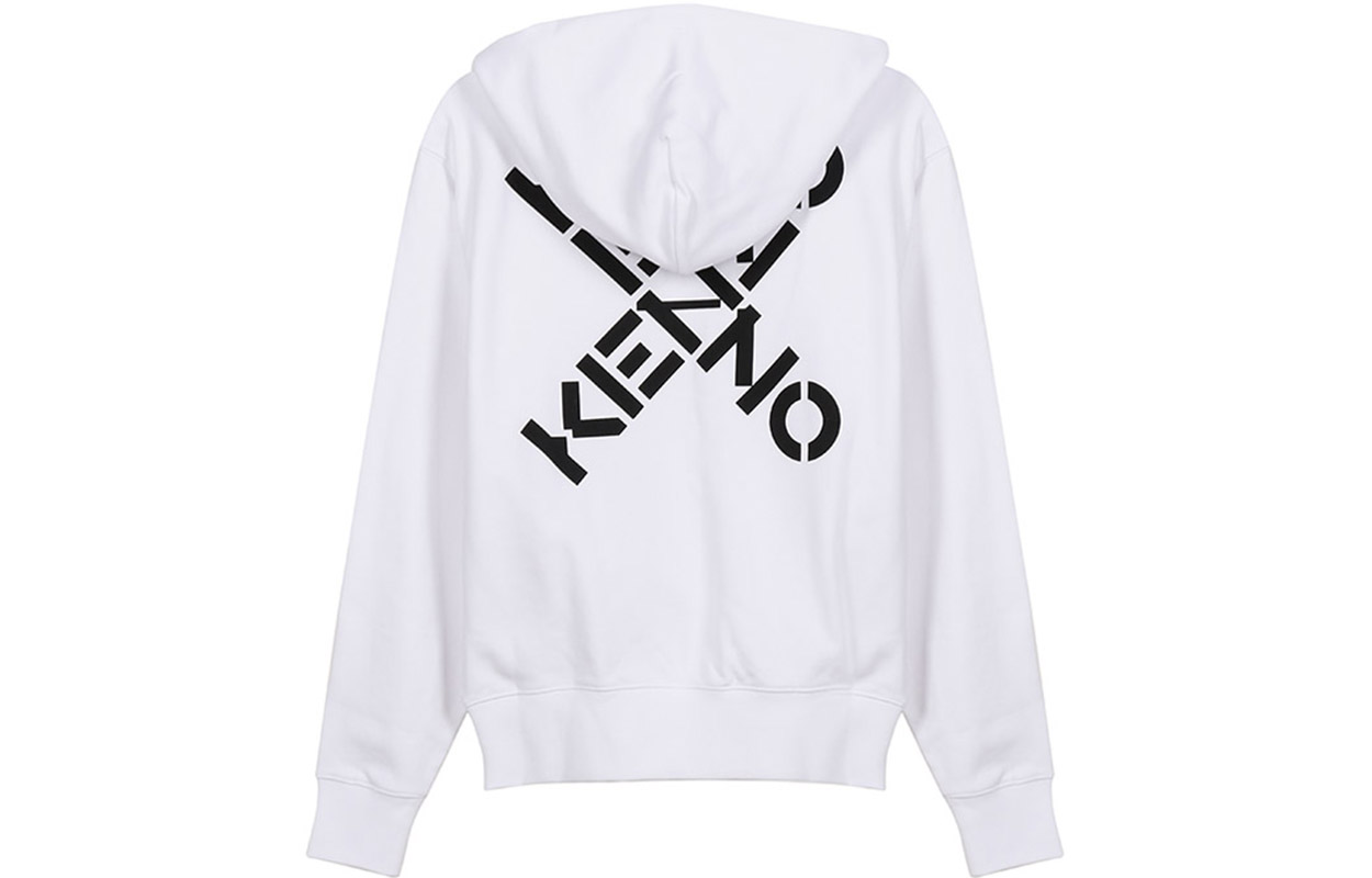 (Women) KENZO White Hoodie Sweatshirt FA62SW8704MS-01 圖 3