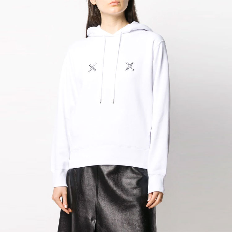 (Women) KENZO White Hoodie Sweatshirt FA62SW8704MS-01 圖 5