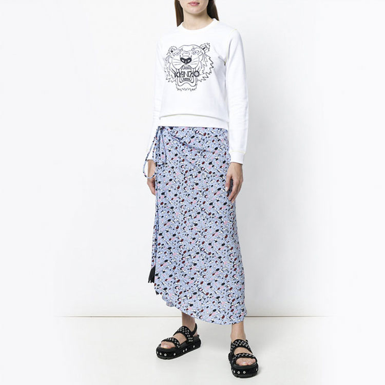 Lookbook (W) KENZO 白色虎頭印花衛衣 2SW7254XC011-8S