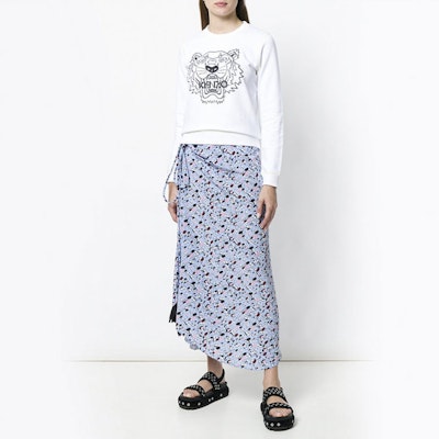 (W) KENZO 白色虎頭印花衛衣 2SW7254XC011-8S Lookbook (W) KENZO 白色虎頭印花衛衣 2SW7254XC011-8S