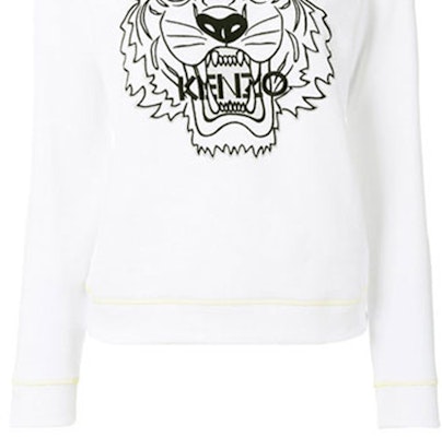 (W) KENZO 白色虎頭印花衛衣 2SW7254XC011-8S Sizing (W) KENZO 白色虎頭印花衛衣 2SW7254XC011-8S