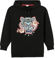 (Women) KENZO Women’s Black Passionfruit Tiger Embroidered Cotton Hoodie F962SW7594XO-99 (Women) KENZO Women’s Black Passionfruit Tiger Embroidered Cotton Hoodie F962SW7594XO-99