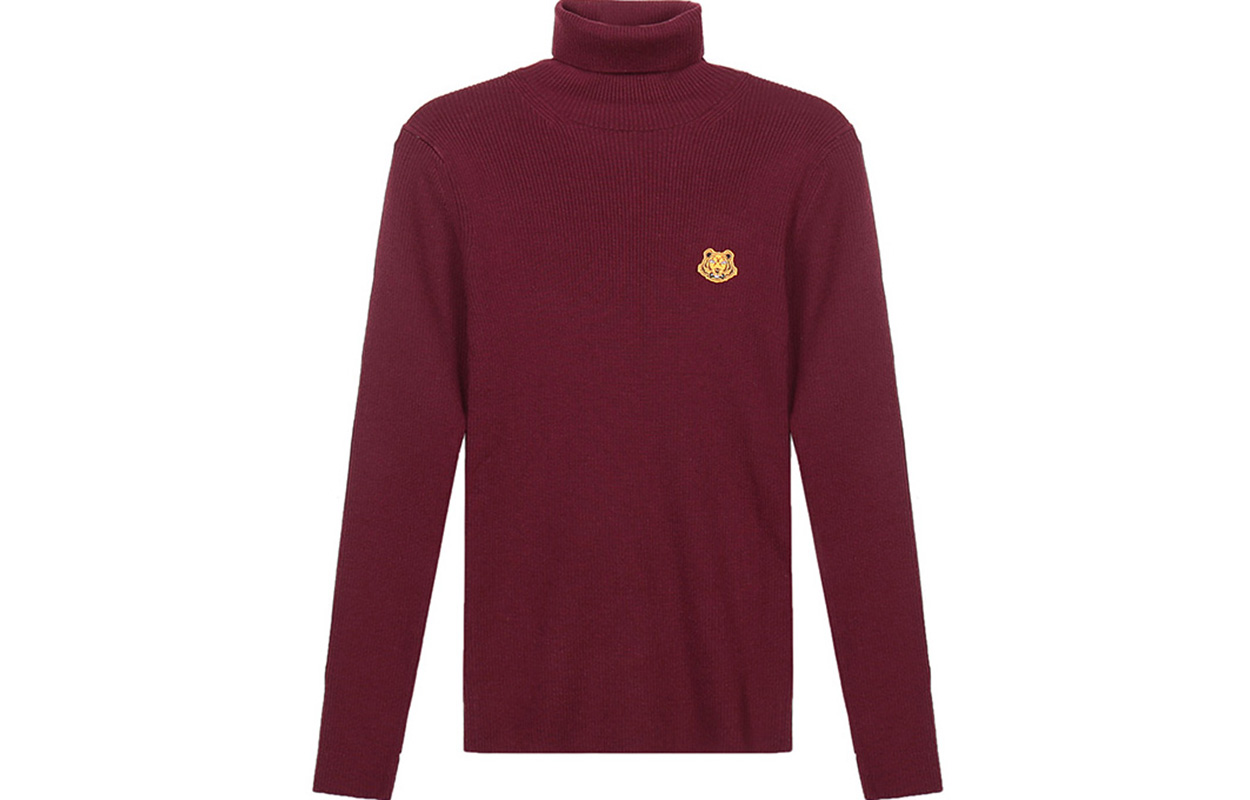 (Women) KENZO Women’s Magenta Turtleneck Wool Sweater FW20 FA62PU5243TA-25