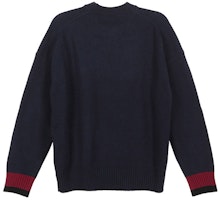 (W) KENZO Sweater Wool Crewneck Biru Navy FA62PU5353LD-76 Lookbook (W) KENZO Sweater Wool Crewneck Biru Navy FA62PU5353LD-76