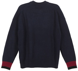 (W) KENZO 海军蓝羊毛圆领毛衣 FA62PU5353LD-76 Lookbook (W) KENZO 海军蓝羊毛圆领毛衣 FA62PU5353LD-76