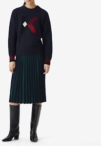 (W) KENZO 海军蓝羊毛圆领毛衣 FA62PU5353LD-76 Shop (W) KENZO 海军蓝羊毛圆领毛衣 FA62PU5353LD-76