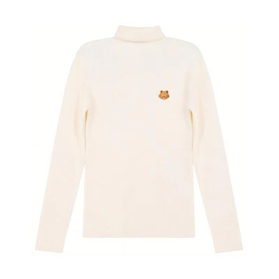 (Women) KENZO Wool Turtleneck Sweater Beige FA62PU5243TA-03