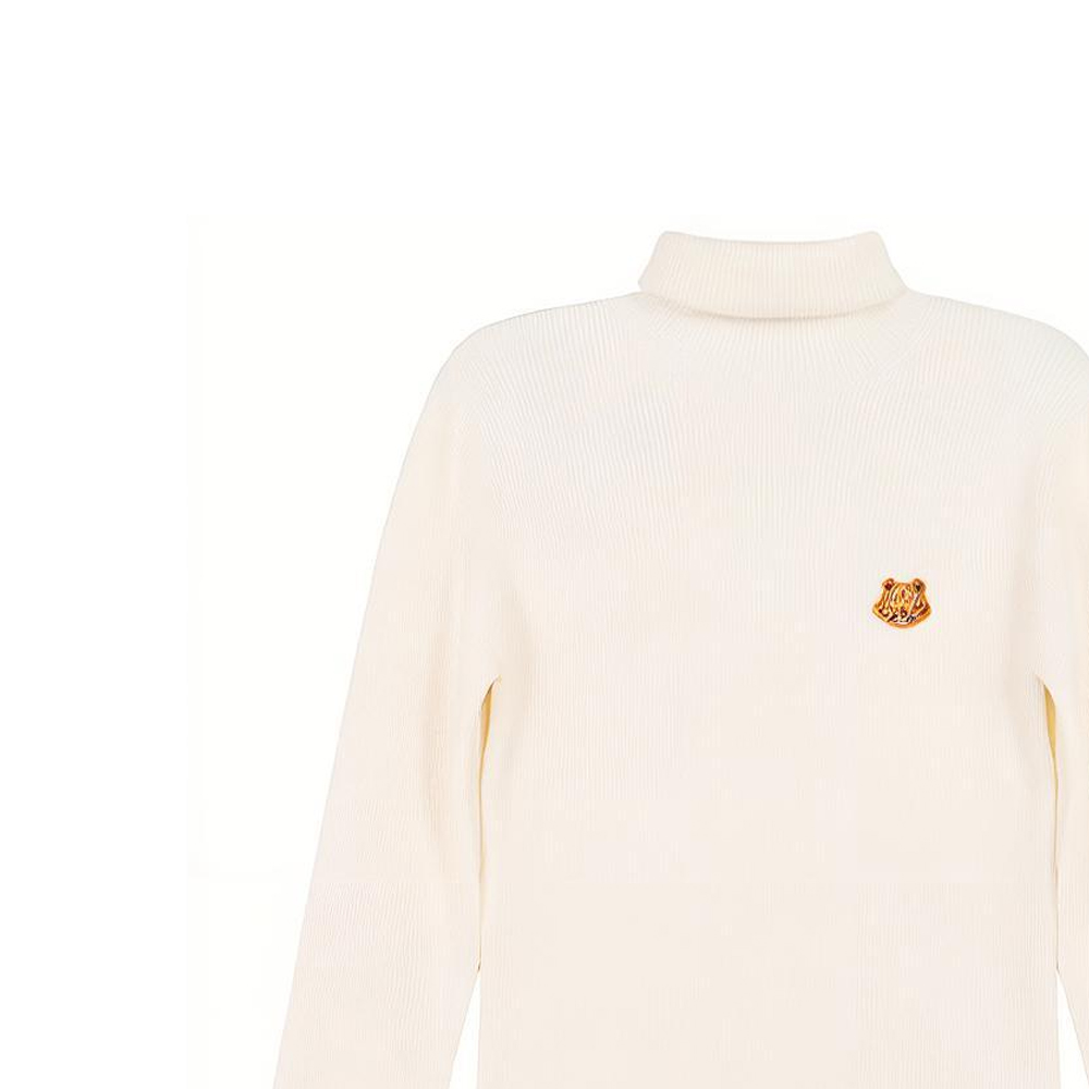 Sizing (W) 겐조 울 터틀넥 스웨터 베이지 FA62PU5243TA-03