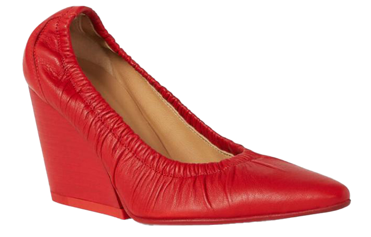 (W) Kenzo Wrinkle 'High Fashion Red Leather High Heels' 圖 2