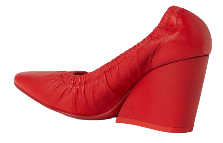 (W) Kenzo Wrinkle 'High Fashion Red Leather High Heels' 圖 4