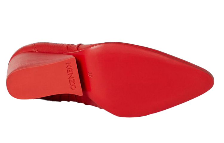 (W) Kenzo Wrinkle 'High Fashion Red Leather High Heels' 圖 5