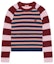 Order (Women) KENZO x Nigo Striped Wool Knit Sweater FW22 - Begonia Pink. FC62PU3373CC-30