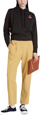 (W) KENZO x Nigo 秋冬22 黑色連帽衫 刺繡波克花標誌。 FC62SW0154MF-99J Shop (W) KENZO x Nigo 秋冬22 黑色連帽衫 刺繡波克花標誌。 FC62SW0154MF-99J