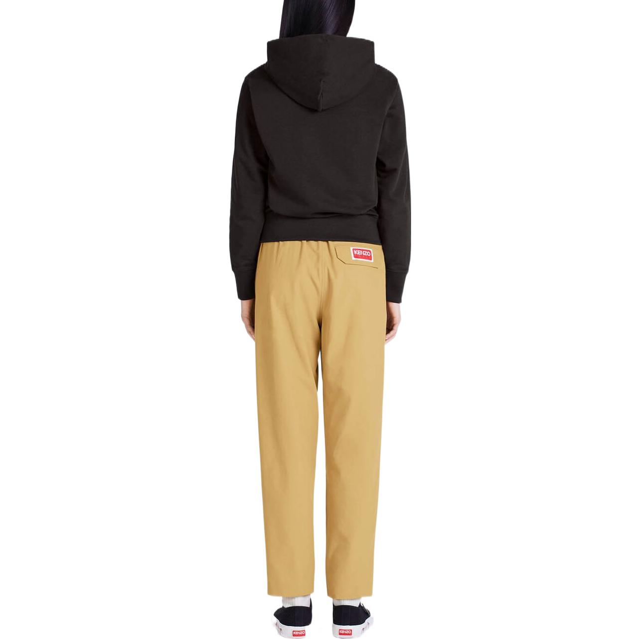 Purchase (W) KENZO x Nigo 秋冬22 黑色連帽衫 刺繡波克花標誌。 FC62SW0154MF-99J