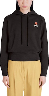 (W) KENZO x Nigo 秋冬22 黑色連帽衫 刺繡波克花標誌。 FC62SW0154MF-99J Details for (W) KENZO x Nigo 秋冬22 黑色連帽衫 刺繡波克花標誌。 FC62SW0154MF-99J