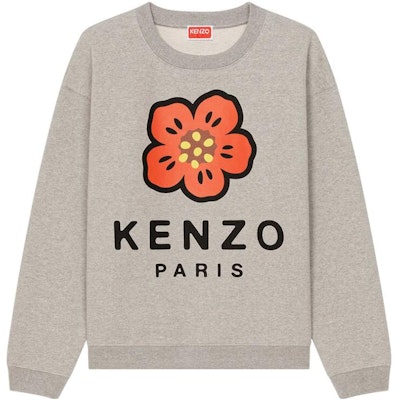(W) KENZO x Nigo FW22 灰色Boke花朵標誌印花圓領長袖上衣。 FC62SW0114ME-94 Buy (W) KENZO x Nigo FW22 灰色Boke花朵標誌印花圓領長袖上衣。 FC62SW0114ME-94