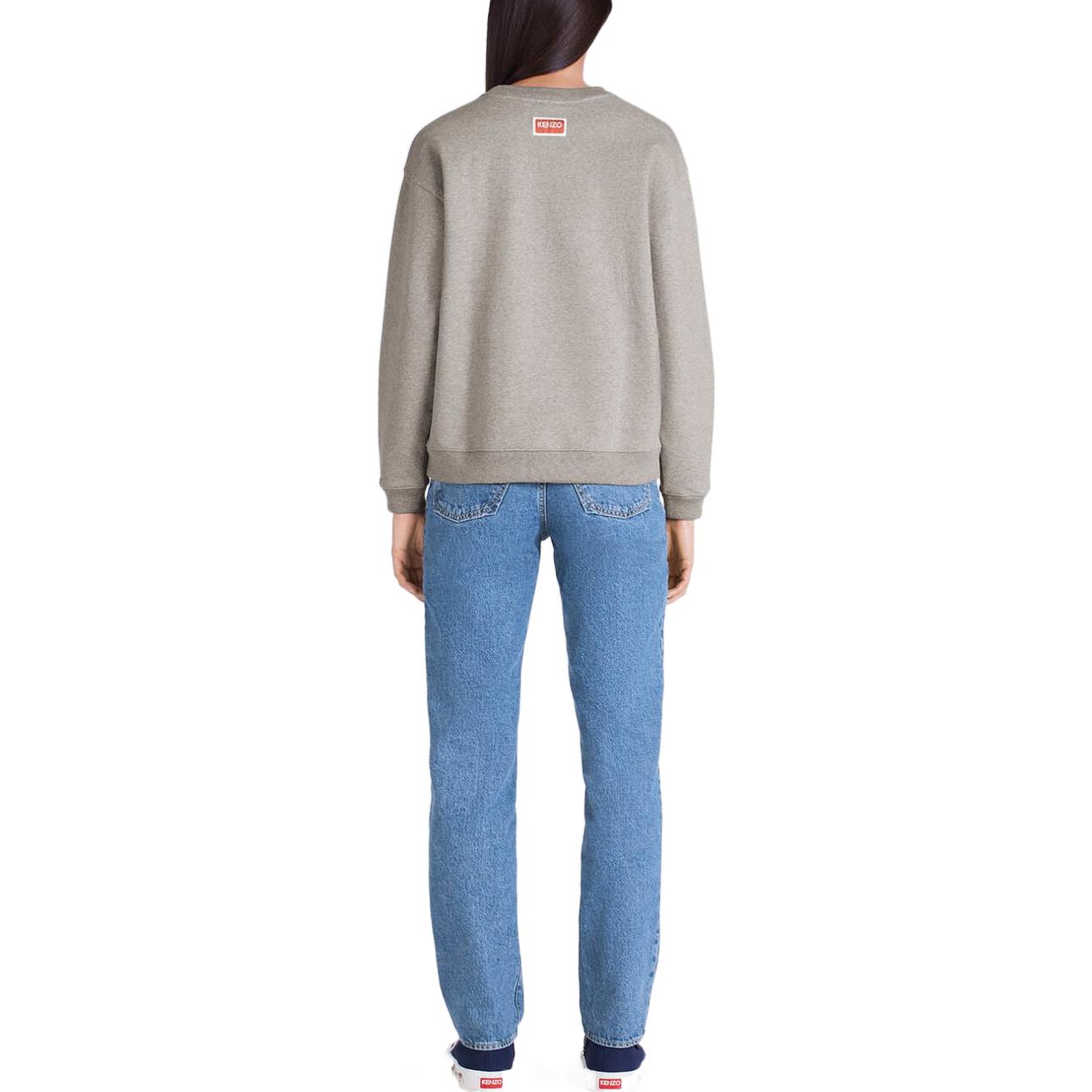 Purchase (W) KENZO x Nigo FW22 灰色Boke花朵標誌印花圓領長袖上衣。 FC62SW0114ME-94