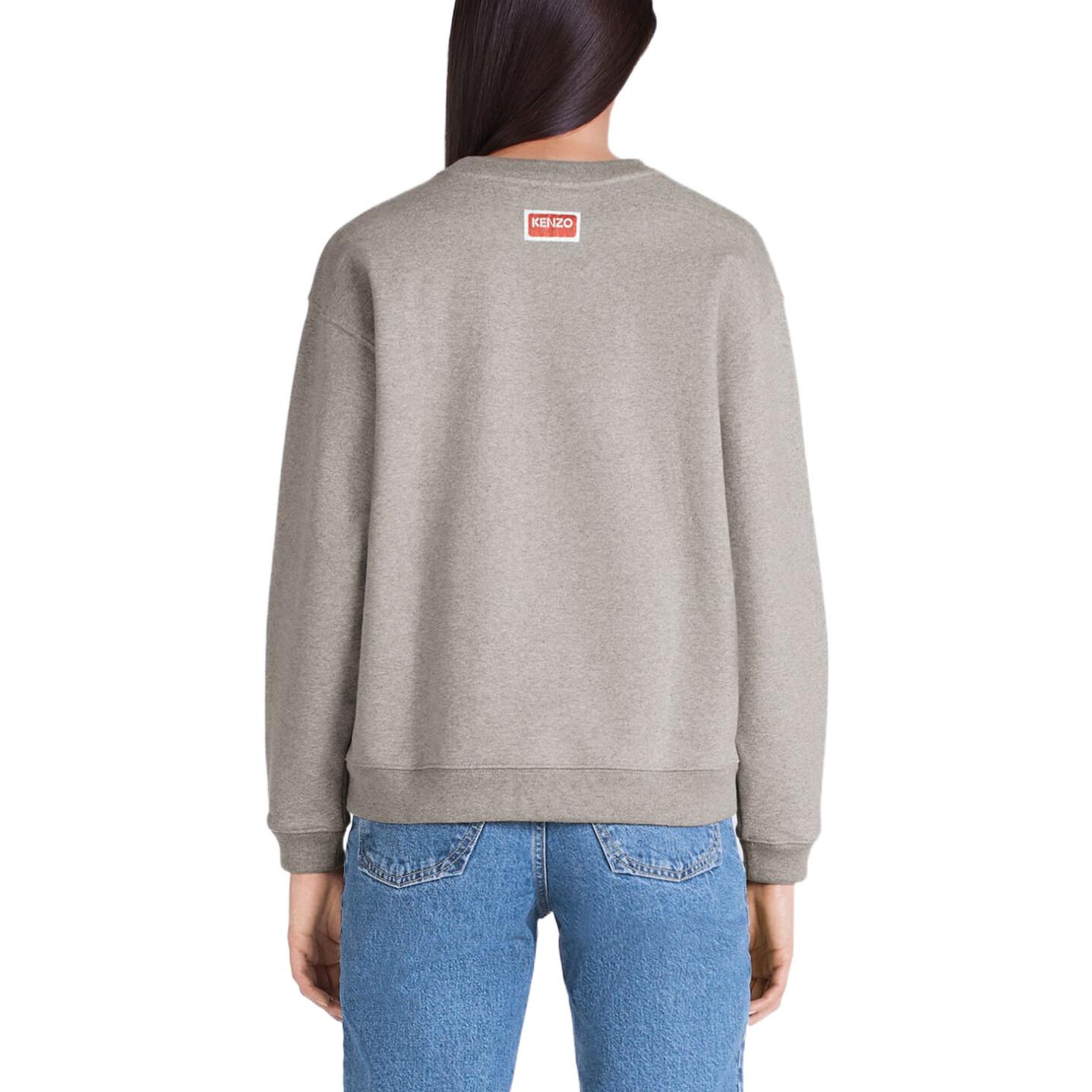 Sizing (W) KENZO x Nigo FW22 灰色Boke花朵標誌印花圓領長袖上衣。 FC62SW0114ME-94