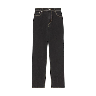 (Women) KENZO Nigo FW22 Slim Fit Black Denim Jeans FC62DP2009EJ-99