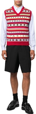 (W) KENZO x Nigo FW22 ユニバーシティ Vネック ノースリーブ ベスト レッド. FC65PU3183CH-21 Lookbook (W) KENZO x Nigo FW22 ユニバーシティ Vネック ノースリーブ ベスト レッド. FC65PU3183CH-21