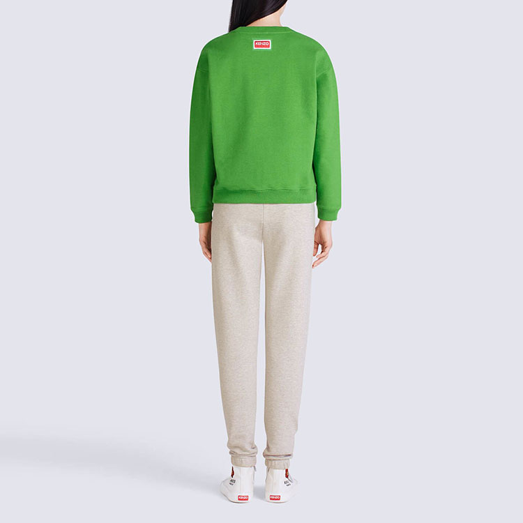 Purchase (W) KENZO x Nigo FW22 花卉标志绿色圆领卫衣 FC62SW0114ME-57