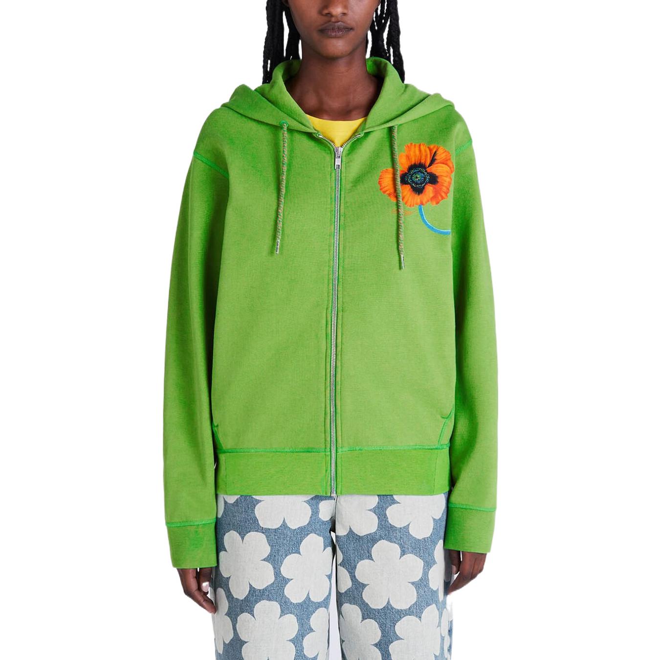 (Women) KENZO Nigo FW22 Floral Print Hoodie Poppy Series Green 秋季 FC62BL8004MF-57 圖 6