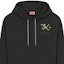 Sizing (W) KENZO x Nigo FW22 老虎尾刺繡標誌連帽黑色衛衣 FC62SW0144MF-99J