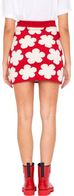 (W) KENZO x Nigo HANA DOTS FW22 红色花卉波点羊毛混纺针织半裙 女装 FC62JU3263CO-21 Shop (W) KENZO x Nigo HANA DOTS FW22 红色花卉波点羊毛混纺针织半裙 女装 FC62JU3263CO-21