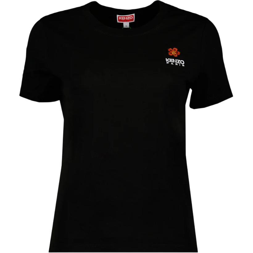 (Women) KENZO x Nigo SS22  Black Embroidered Graphic T-Shirt FC62TS0124SO-99