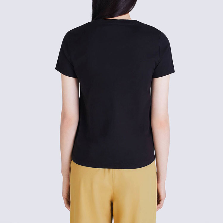 Sizing (W) KENZO x Nigo SS22 黑色刺绣图案T恤 FC62TS0124SO-99