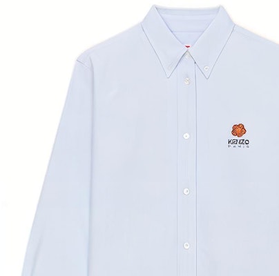 (Women) KENZO x Nigo SS23 Floral Logo Print Long Sleeve Shirt Women’s Light Blue. FD52CH0879LO-64 Sizing (Women) KENZO x Nigo SS23 Floral Logo Print Long Sleeve Shirt Women’s Light Blue. FD52CH0879LO-64