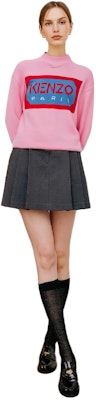 (W) KENZO x Nigo SS23 Pink Jacquard Knit Pullover Sweater Pink. FD52PU3853LA-30 Purchase (W) KENZO x Nigo SS23 Pink Jacquard Knit Pullover Sweater Pink. FD52PU3853LA-30