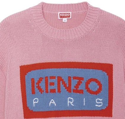 (W) KENZO x Nigo SS23 Pink Jacquard Knit Pullover Sweater Pink. FD52PU3853LA-30 Cheap (W) KENZO x Nigo SS23 Pink Jacquard Knit Pullover Sweater Pink. FD52PU3853LA-30
