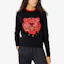 Lookbook (Women) Kenzo Year of the Rat Tiger Crest Black Long Sleeve Sweatshirt (Women) FA52SW7054Z5-99