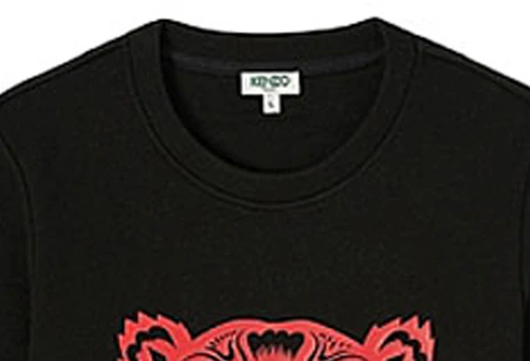 (Women) Kenzo Year of the Rat Tiger Crest Black Long Sleeve Sweatshirt (Women) FA52SW7054Z5-99 Details for (Women) Kenzo Year of the Rat Tiger Crest Black Long Sleeve Sweatshirt (Women) FA52SW7054Z5-99