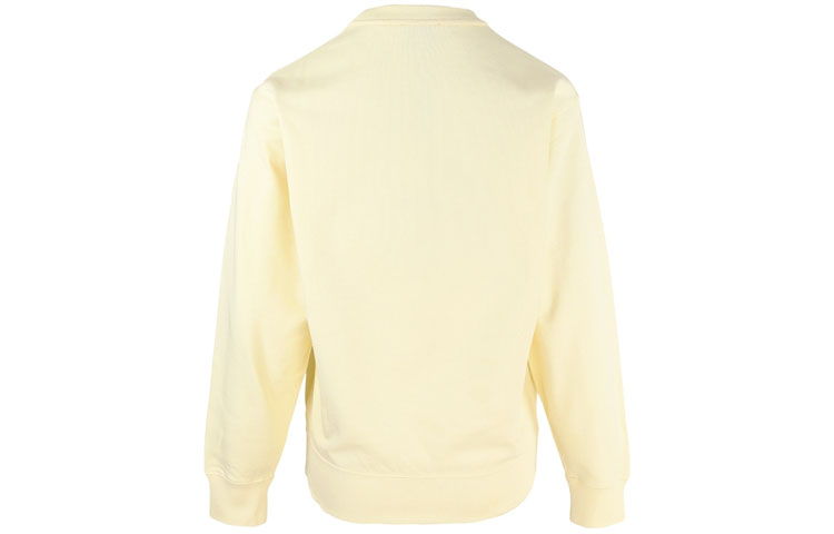 Lookbook (W) KENZO Kuning Logo Cetak Crewneck Pullover Sweatshirt FB62SW8204MO-04