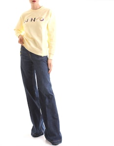 (W) KENZO Kuning Logo Print Crewneck Pullover Sweatshirt FB62SW8204MO-04 Purchase (W) KENZO Kuning Logo Print Crewneck Pullover Sweatshirt FB62SW8204MO-04