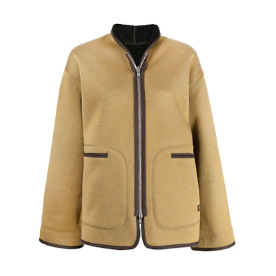 (Women) KenzoF W21 Reversible Zipper Jacket Brown FB62BL-773