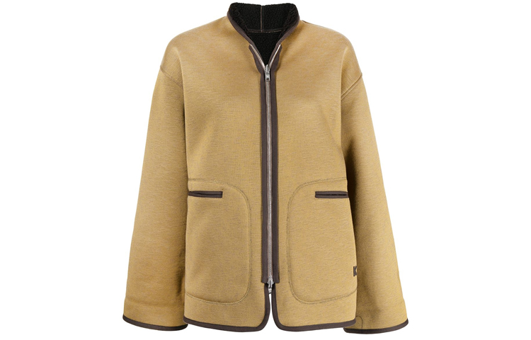 (Women) KenzoF W21 Reversible Zipper Jacket Brown FB62BL-773 圖 2