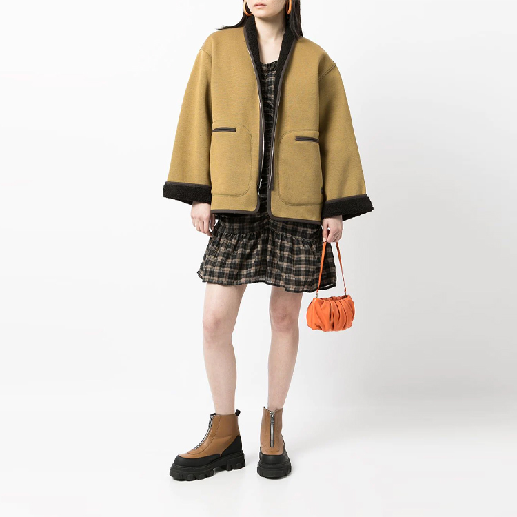 (Women) KenzoF W21 Reversible Zipper Jacket Brown FB62BL-773 圖 3