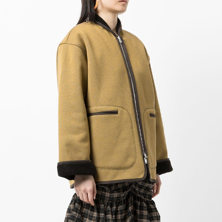 (Women) KenzoF W21 Reversible Zipper Jacket Brown FB62BL-773 圖 5