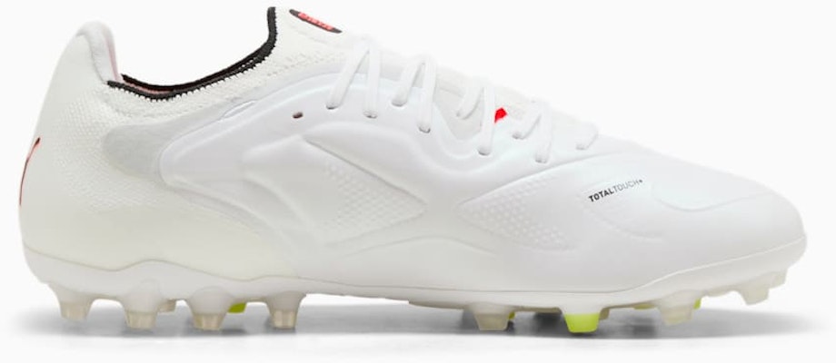 (Women) KING 20 Ultimate MG PUMA White-Glowing Red-Yellow Alert 108459-01 Purchase (Women) KING 20 Ultimate MG PUMA White-Glowing Red-Yellow Alert 108459-01