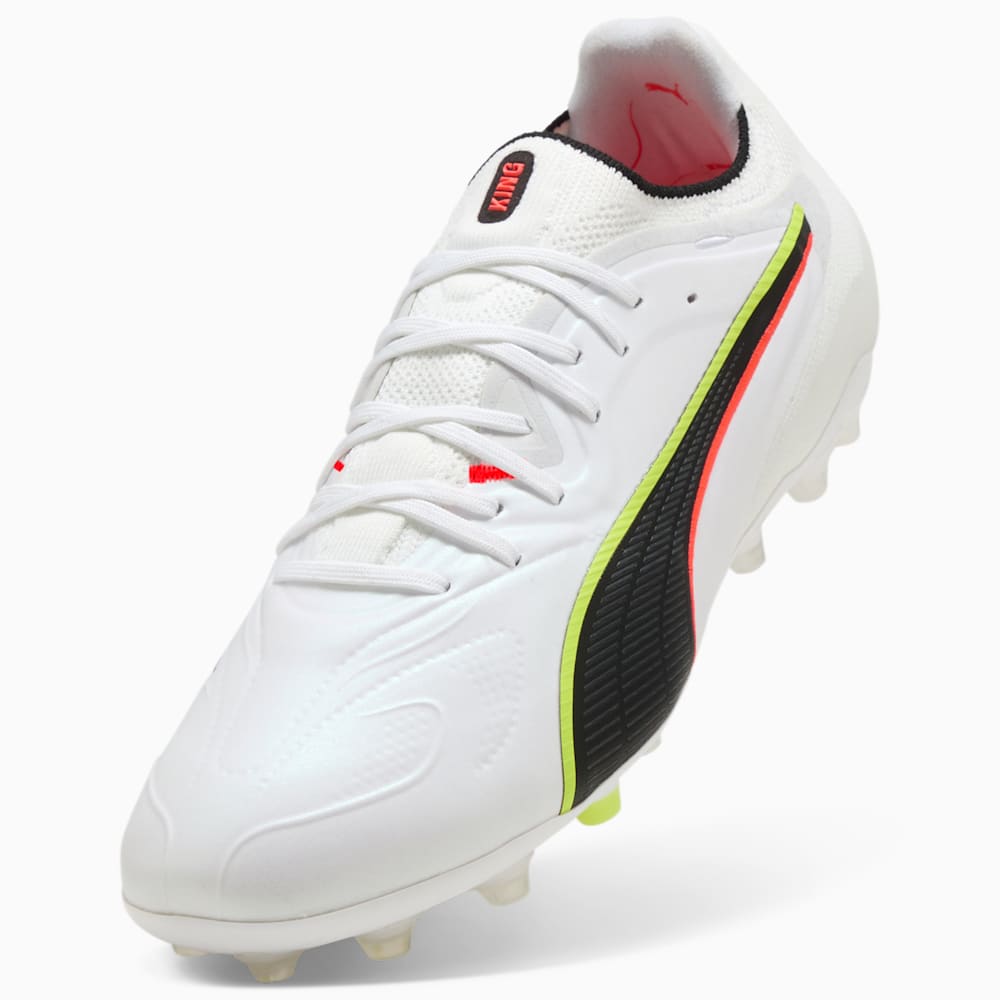 Details for (Women) KING 20 Ultimate MG PUMA White-Glowing Red-Yellow Alert 108459-01