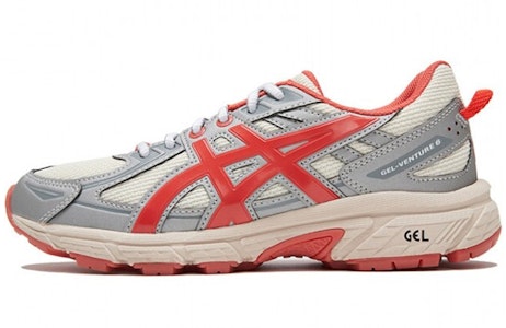 Kirsh x Asics Gel-Venture 6 減震防滑 低筒 運動休閒鞋 女款 灰紅 Buy Kirsh x Asics Gel-Venture 6 減震防滑 低筒 運動休閒鞋 女款 灰紅
