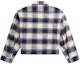 Lookbook (Women) KITH Plaid Casual Breathable Long Sleeve Shirt Blue White. r13wr259-r346b