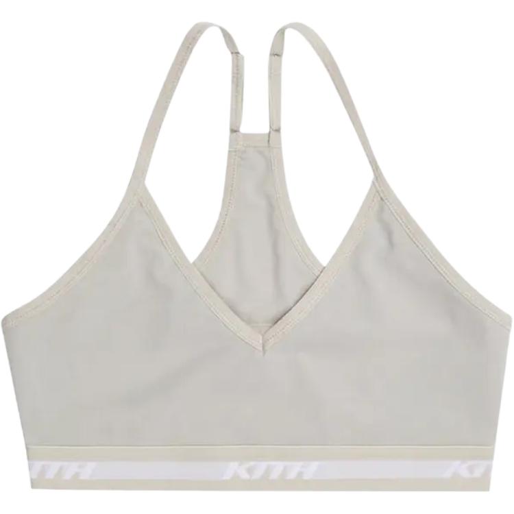 (Women) KITH Brown Mesh Letter Logo Sleeveless Tank Top KHW9066-104