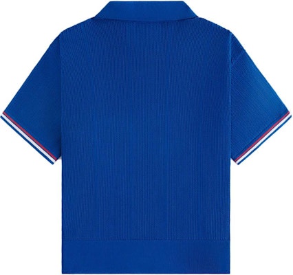 (W) KITH x Wilson Kaos Polo Wanita Garis Lengan Pendek Logo Biru W91W314130WNVJ Lookbook (W) KITH x Wilson Kaos Polo Wanita Garis Lengan Pendek Logo Biru W91W314130WNVJ