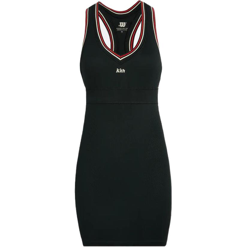 (Women) KITH x Wilson Logo Sleeveless Dress  Black Collaborative Collection. W91W314329WBKA